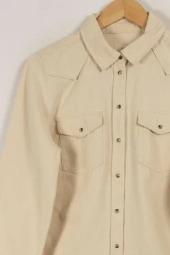 Online Sézane Chemise épaisse - Taille M/38 Beige