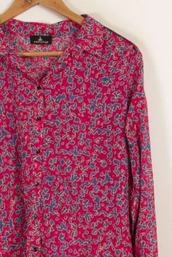 Sale One Step Chemise à motifs - Taille XL/42 Rose