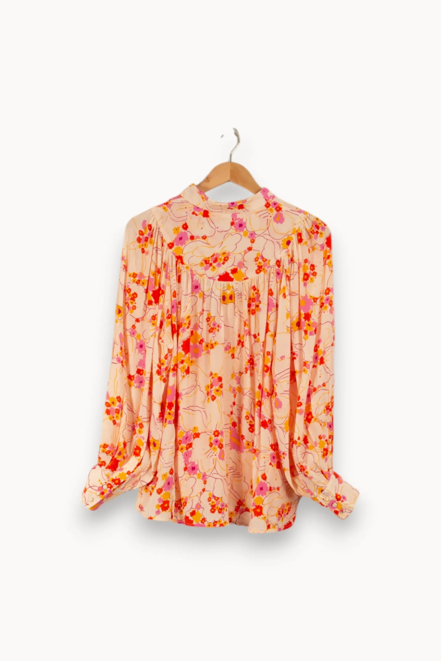 New Suncoo Chemise à motifs - Taille M/38 Rose