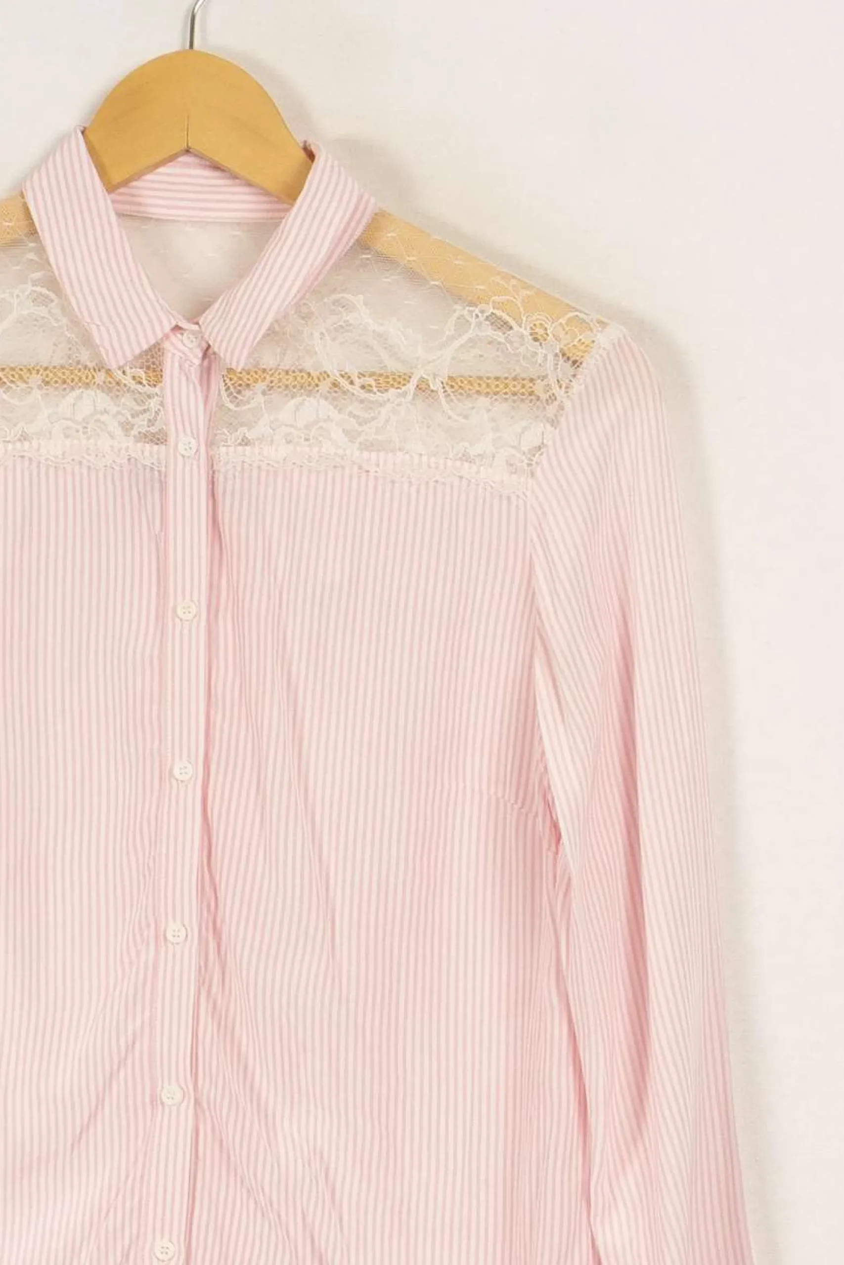 Hot One Step Chemise rayée - Taille XS/34 Rose