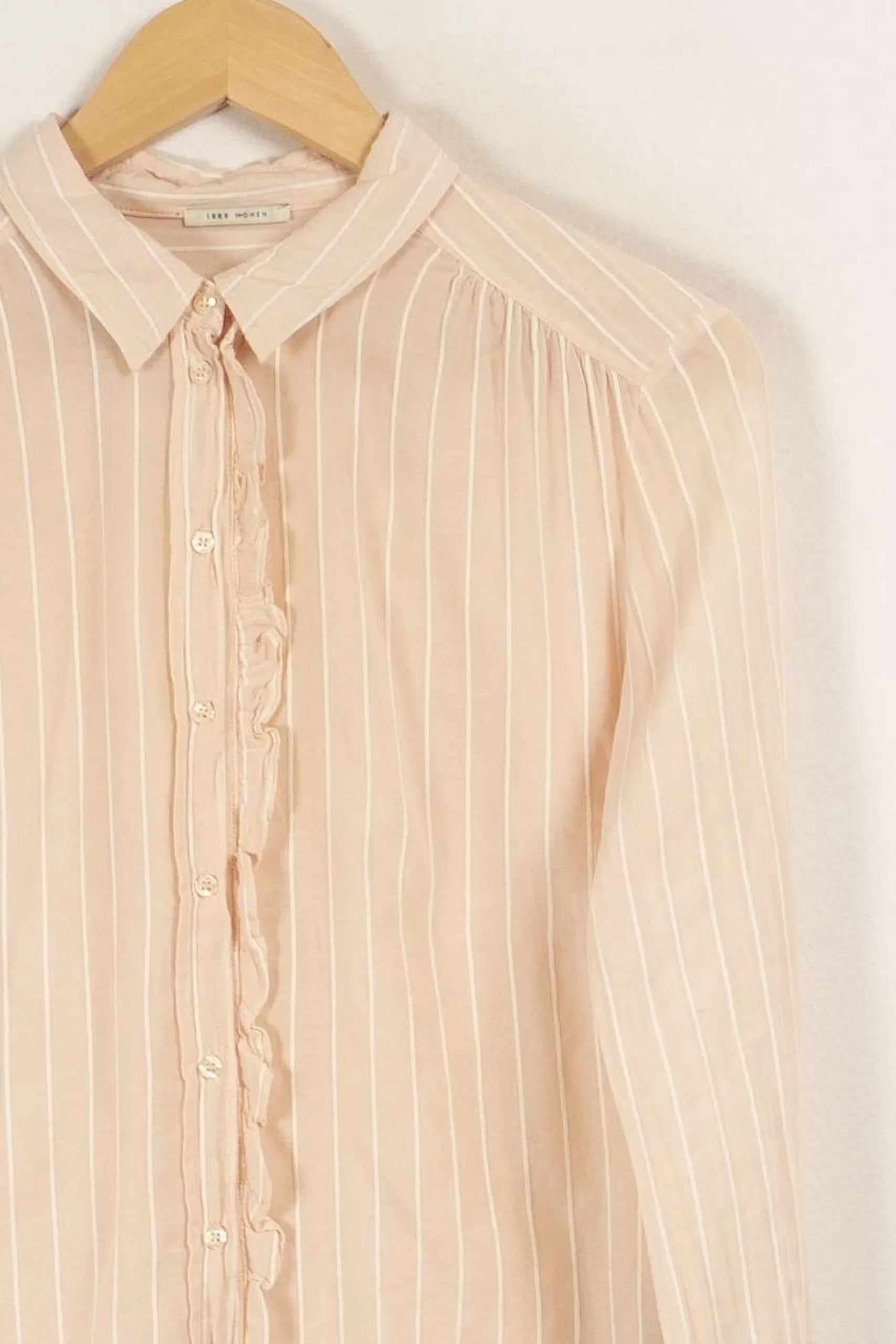 Best IKKS Chemise rayée - Taille M/38 Rose