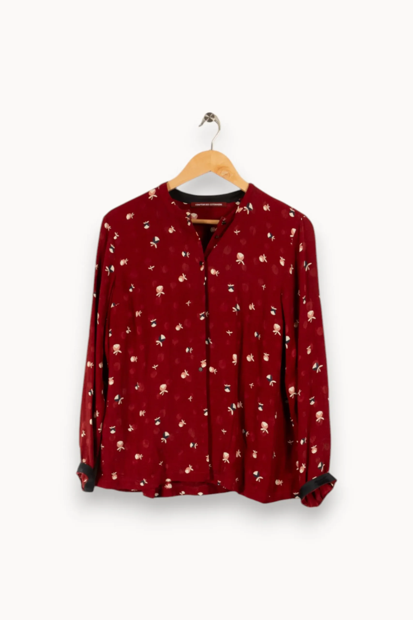 Hot Comptoir des Cotonniers Chemise à motifs - Taille S/36 Rouge