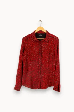 New One Step Chemise à motifs - Taille XXL/44 Rouge