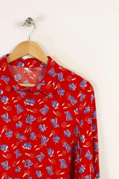 Cheap I.Code Chemise à motifs - Taille XL/42 Rouge