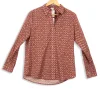 Clearance Ines de la Fressange Paris Chemise à motifs blancs - 36 Rouge