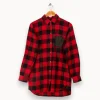 Best Sale Maje Chemise rouge - Taille S/36 Bordeaux
