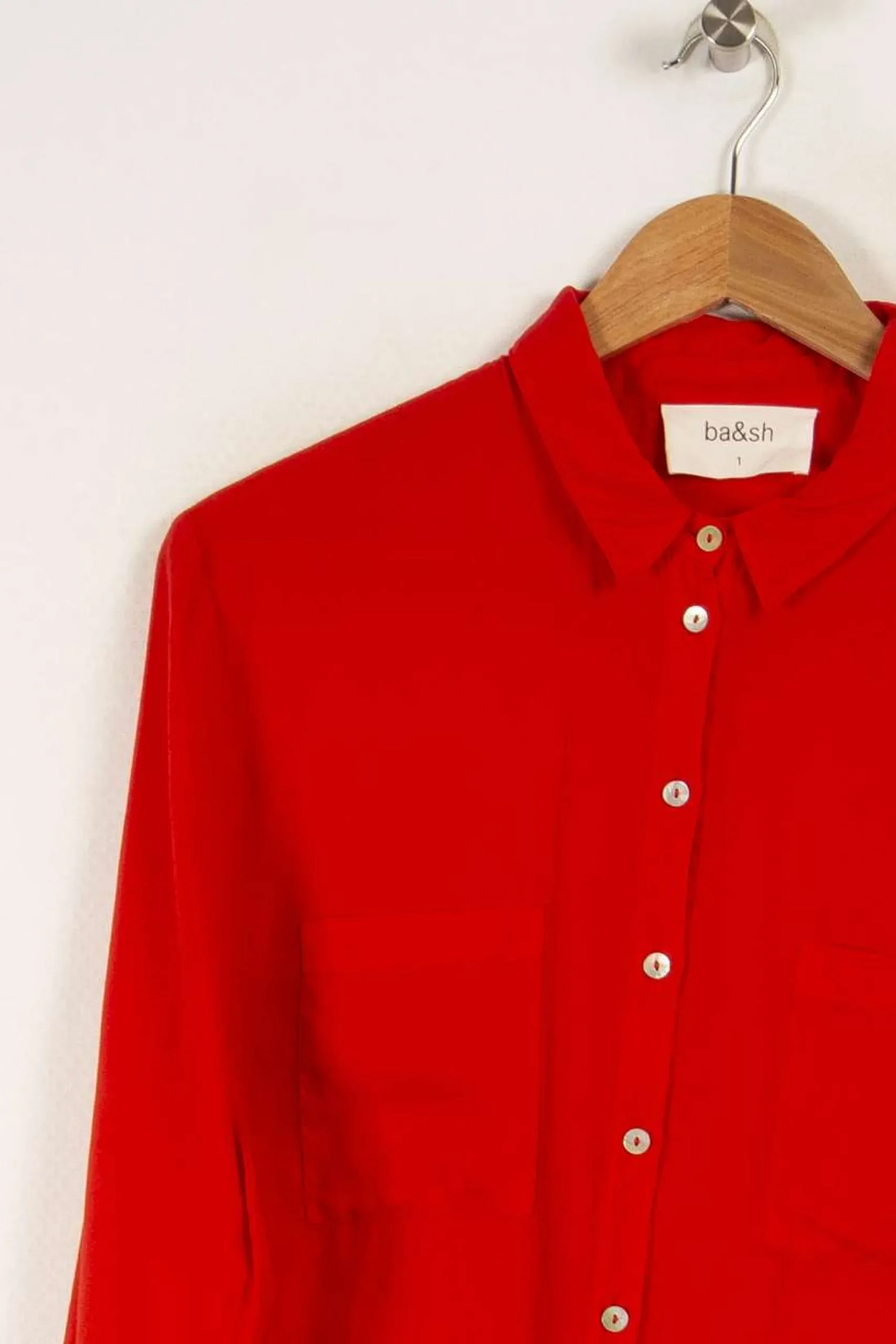 Best Sale ba&sh Chemise - Taille S/36 Rouge