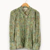 Fashion Sandro Chemise e à motifs - Taille S/36 Vert