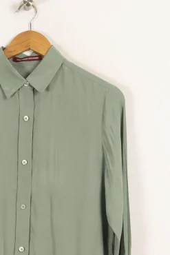 Hot Comptoir des Cotonniers Chemise e - Taille M/38 Vert