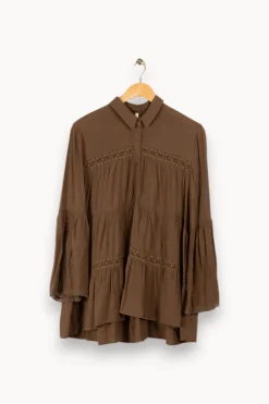Hot I.Code Chemise e/marron - Taille S/36 Vert