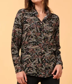 Clearance La Fée Maraboutée Chemisier Ayum - Noir