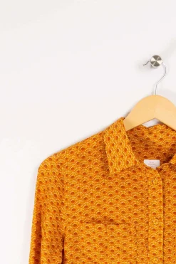Outlet Soi Paris Chemisier orange - 34 Jaune