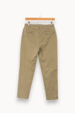 Shop La Fée Maraboutée Chino slim coton biologique - M/38 Vert
