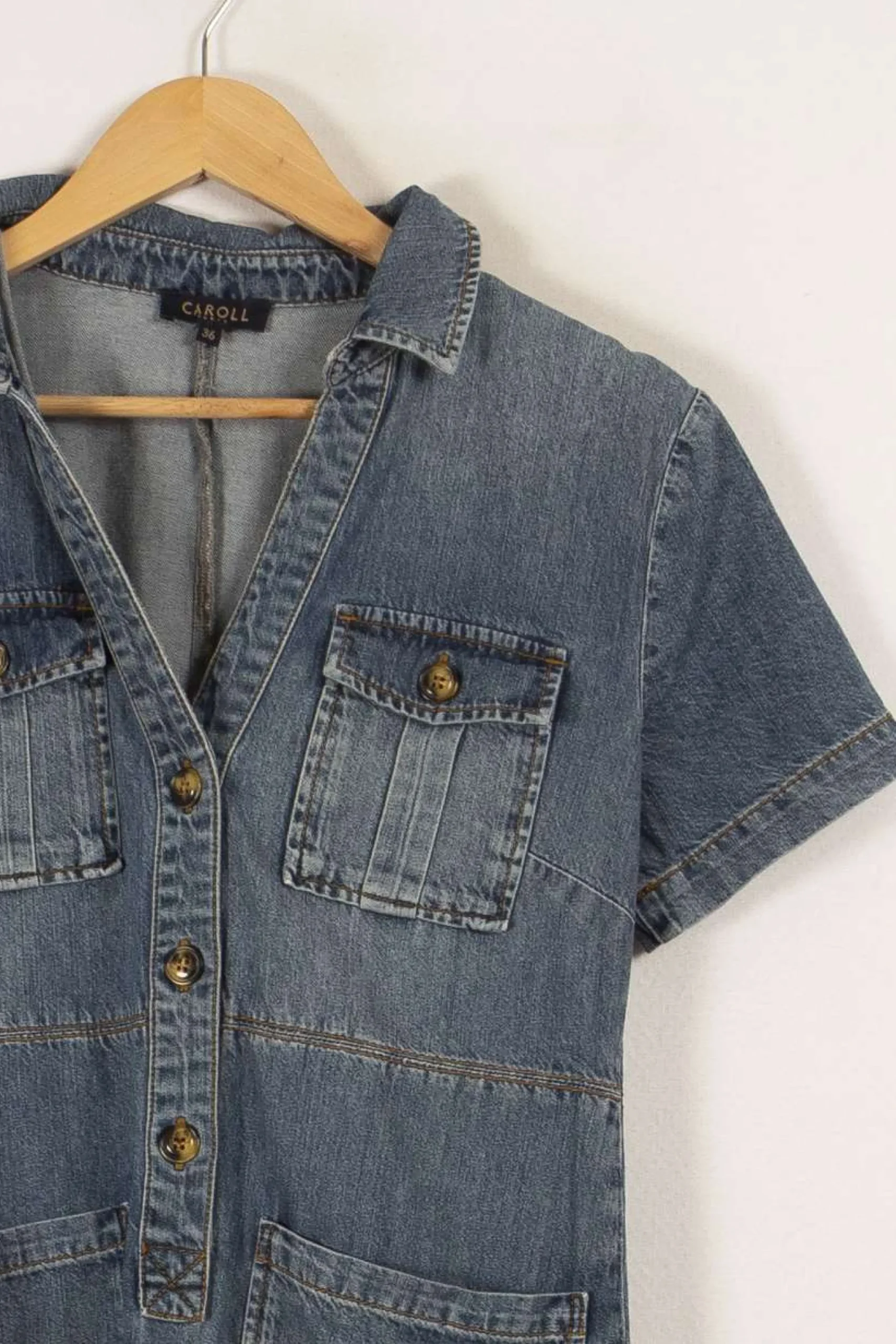 Cheap Caroll Combinaison en jean - Taille S/36 Bleu