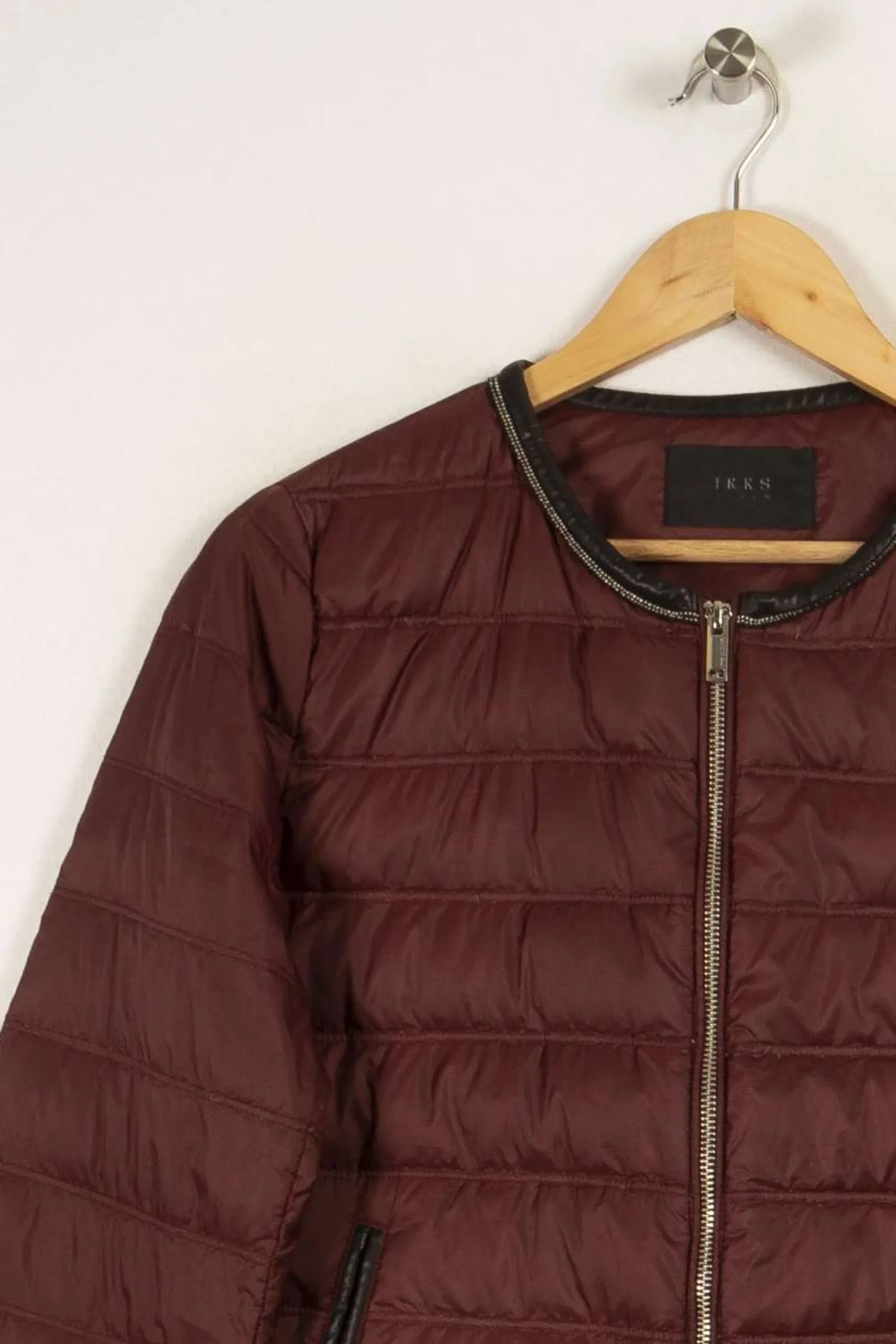 New IKKS Doudoune - Taille L/40 Bordeaux