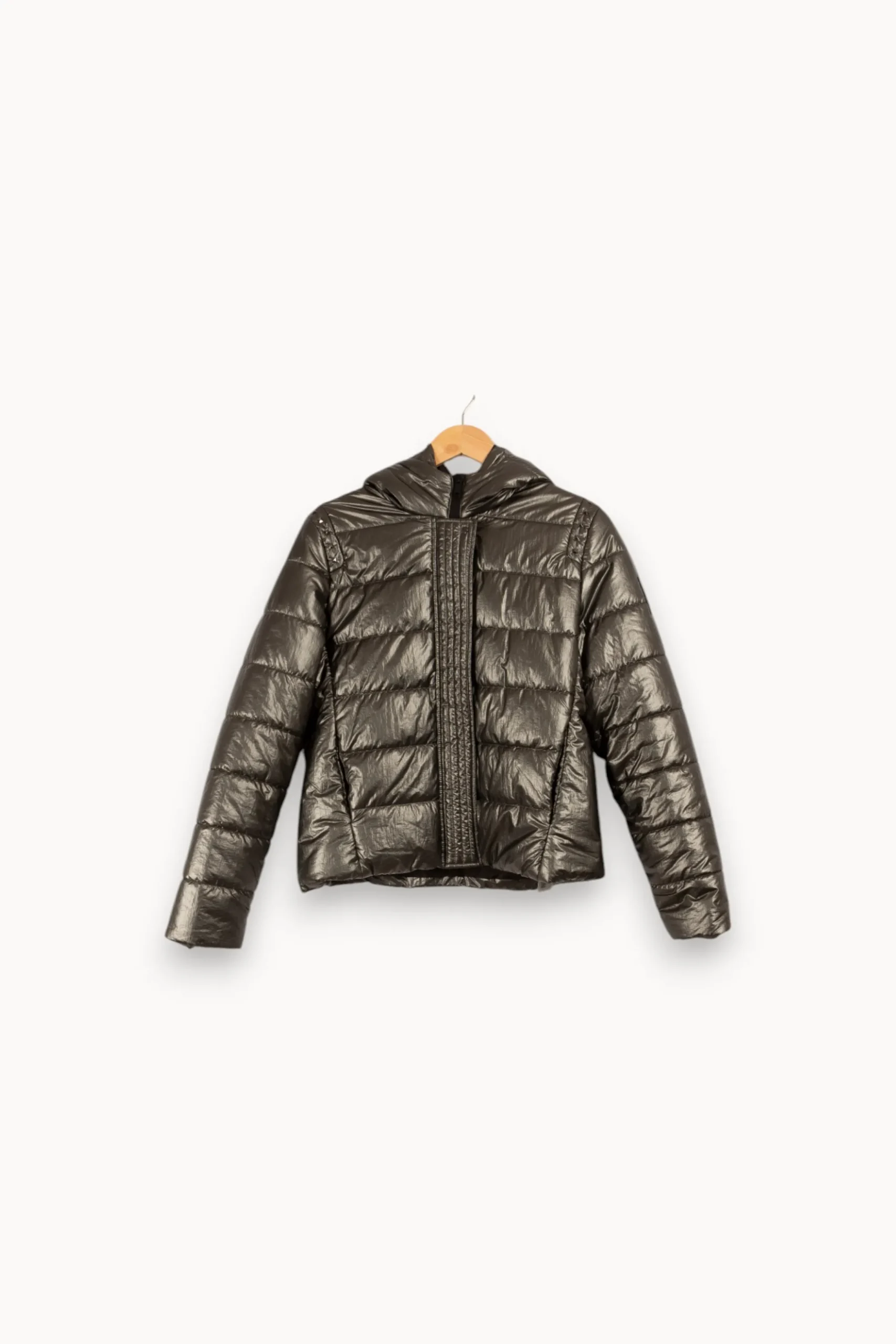 Fashion IKKS Doudoune métallique - Taille L/40 Gris