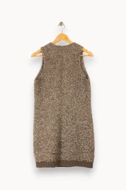 Outlet La Fée Maraboutée Gilet - M/38 Gris