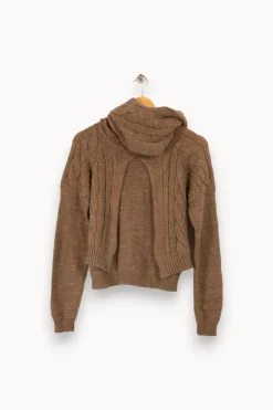 Discount La Fée Maraboutée Gilet - S/36 Marron