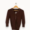 Sale Caroll Gilet - S/36 Marron