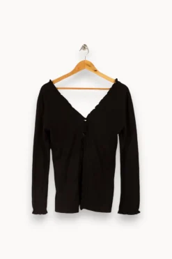 New La Fée Maraboutée Gilet - Taille M/38 Noir