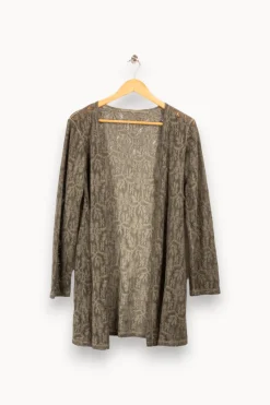 Outlet La Fée Maraboutée Gilet - Taille M / 38 Gris