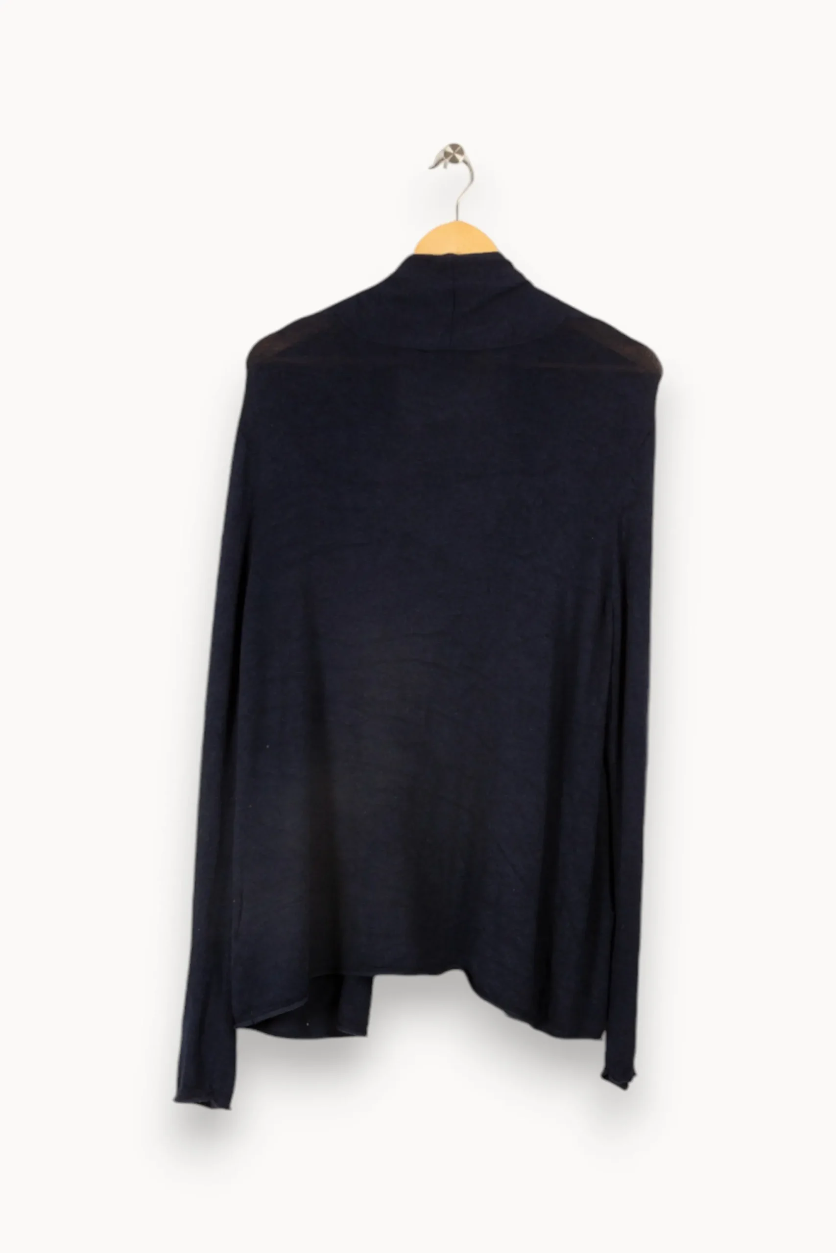 Shop Caroll Gilet foncé - Taille L/40 Bleu