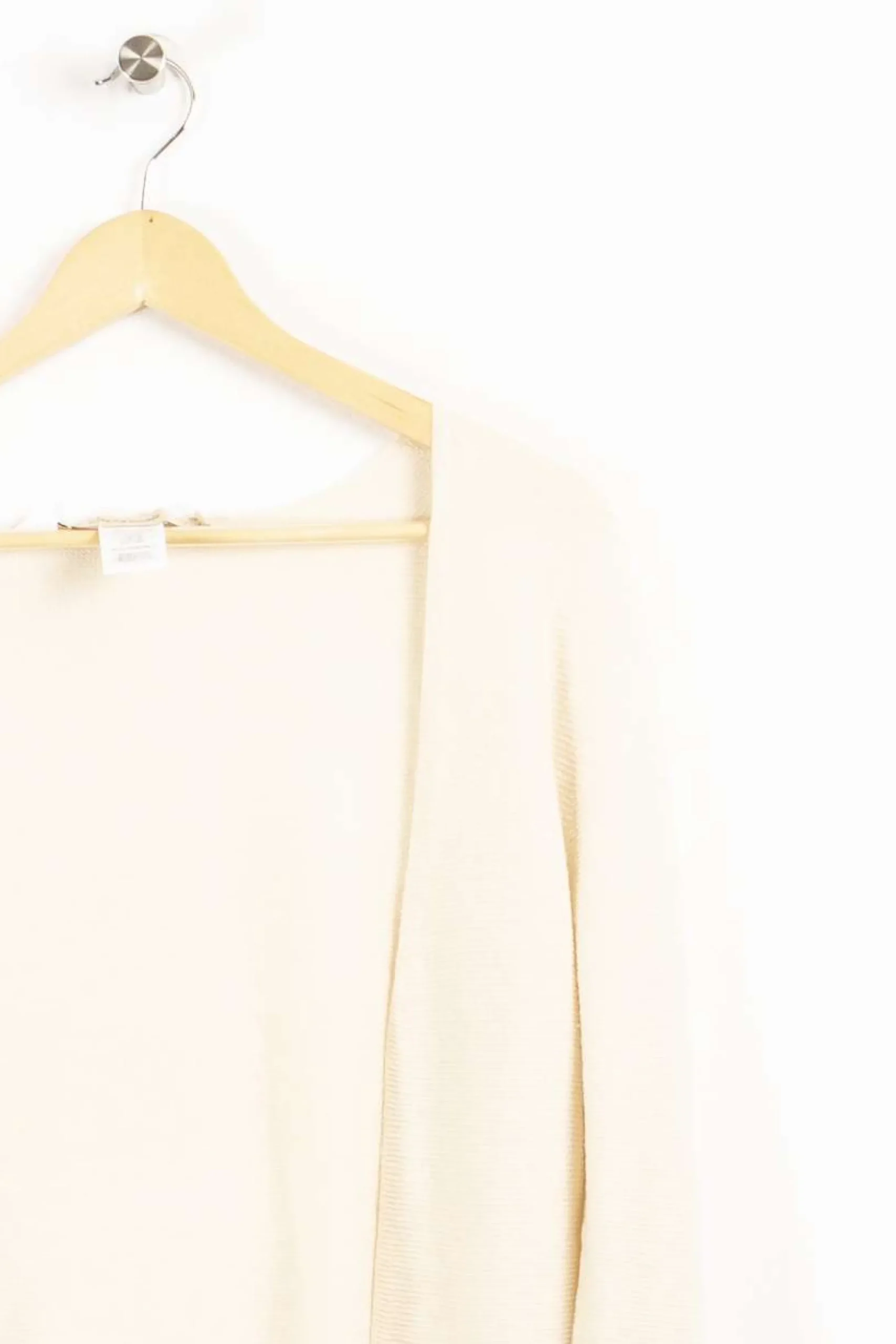 New La Fée Maraboutée Gilet coupe droite en laine mélangée - S/36 Beige
