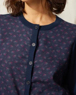 Best Sale Ekyog Gilet Davea - Print Etincelle Navy - S Bleu