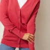Shop Ekyog Gilet Davu - Framboise - S Rouge
