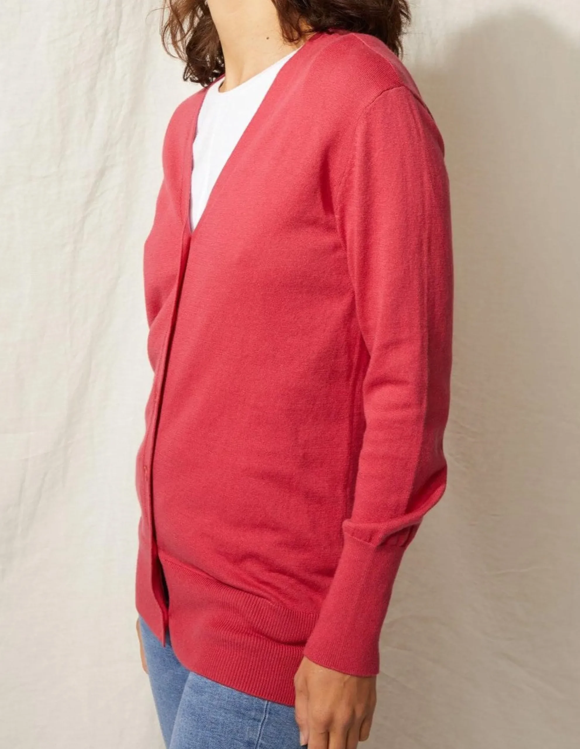 Shop Ekyog Gilet Davu - Framboise - S Rouge