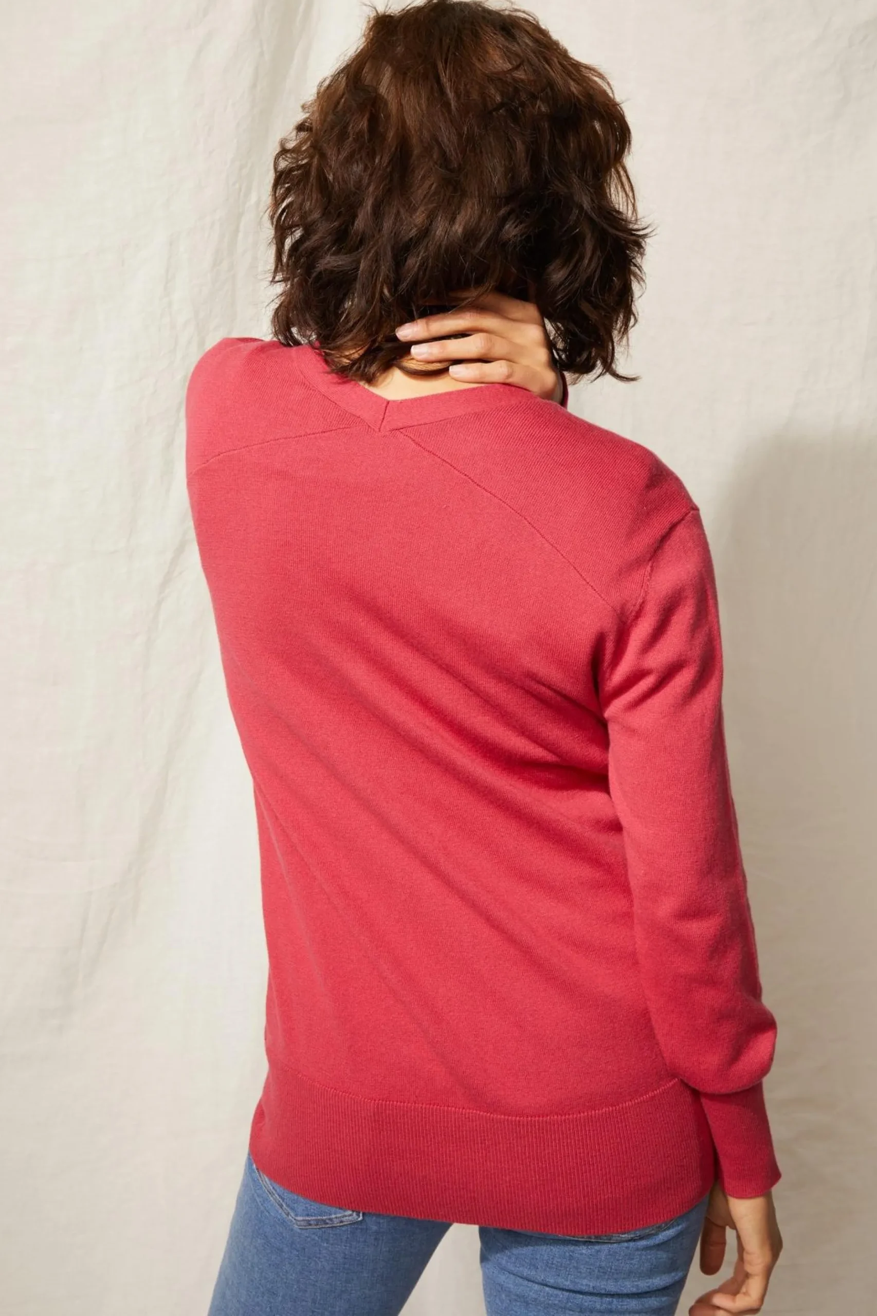 Shop Ekyog Gilet Davu - Framboise - S Rouge