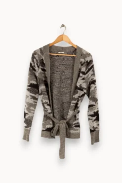 Discount IKKS Gilet - Taille XS/34 Gris