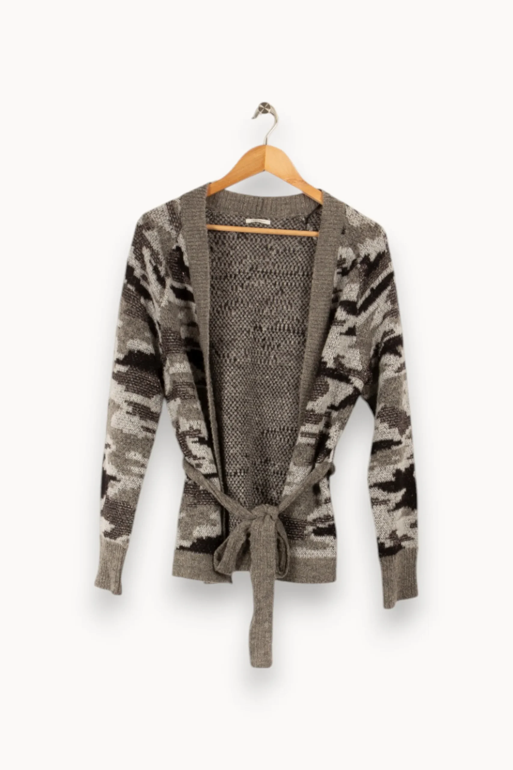 Discount IKKS Gilet - Taille XS/34 Gris