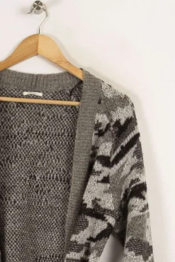Discount IKKS Gilet - Taille XS/34 Gris