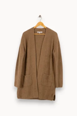 Online Gerard Darel Gilet long /marron - Taille M/38 Beige