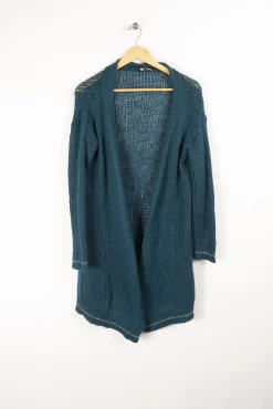 Online La Fée Maraboutée Gilet long - XS/34 Bleu