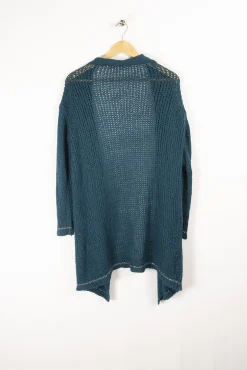 Online La Fée Maraboutée Gilet long - XS/34 Bleu
