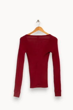 Best Vanessa Bruno Gilet Made in France - S/36 Bordeaux