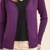 Shop La Fée Maraboutée Gilet maille fine - XS/34 Rouge