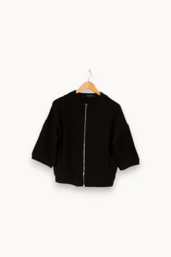 Outlet La Fée Maraboutée Gilet - Taille M/38 Noir