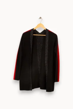 Shop IKKS Gilet avec détails - Taille S/36 Noir