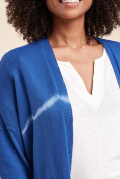 Discount La Fée Maraboutée Gilet tie & dye - T1 Bleu