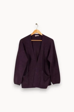Fashion Des petits hauts Gilet - Taille S/36 Violet