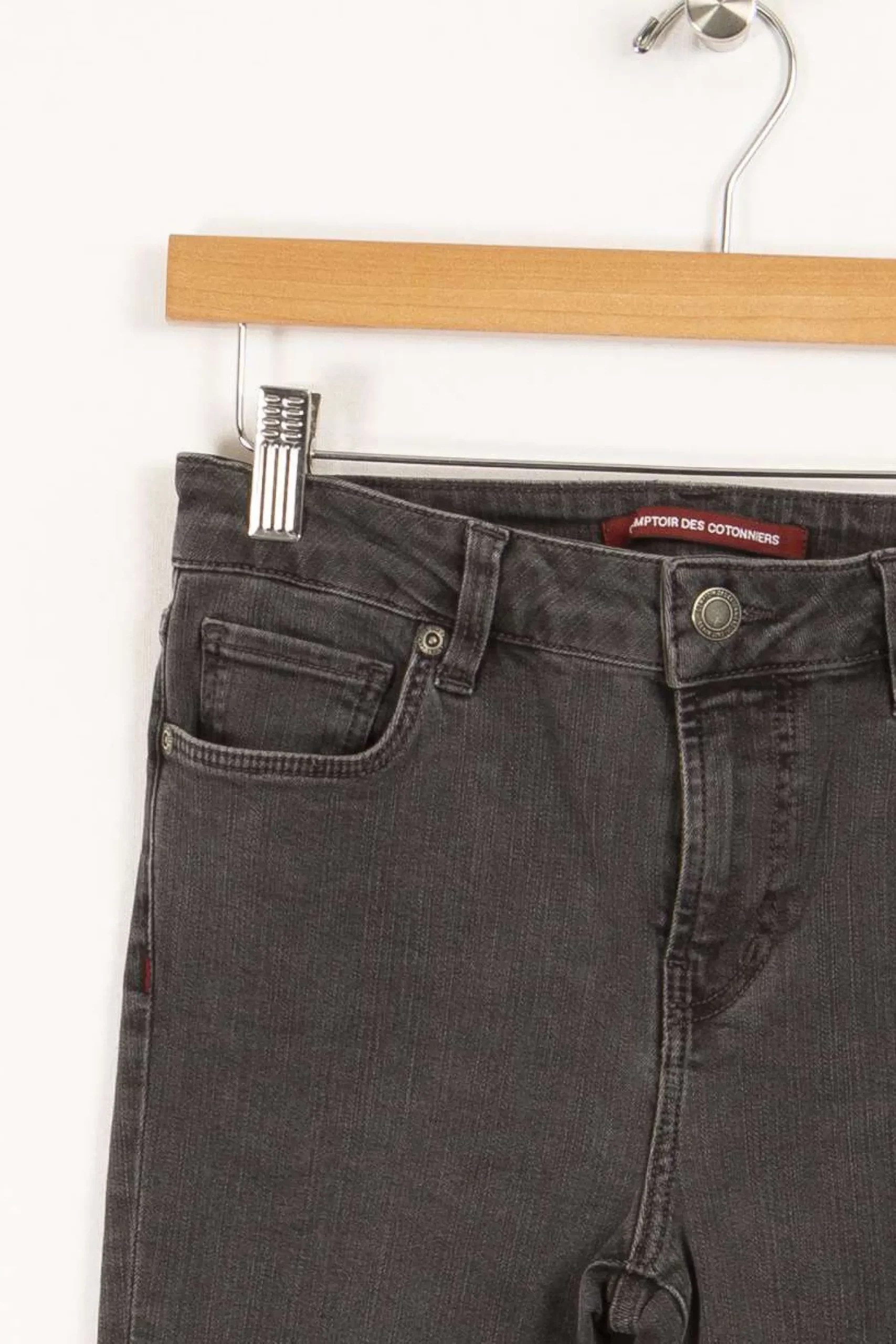 Discount Comptoir des Cotonniers Jean - S/36 Gris