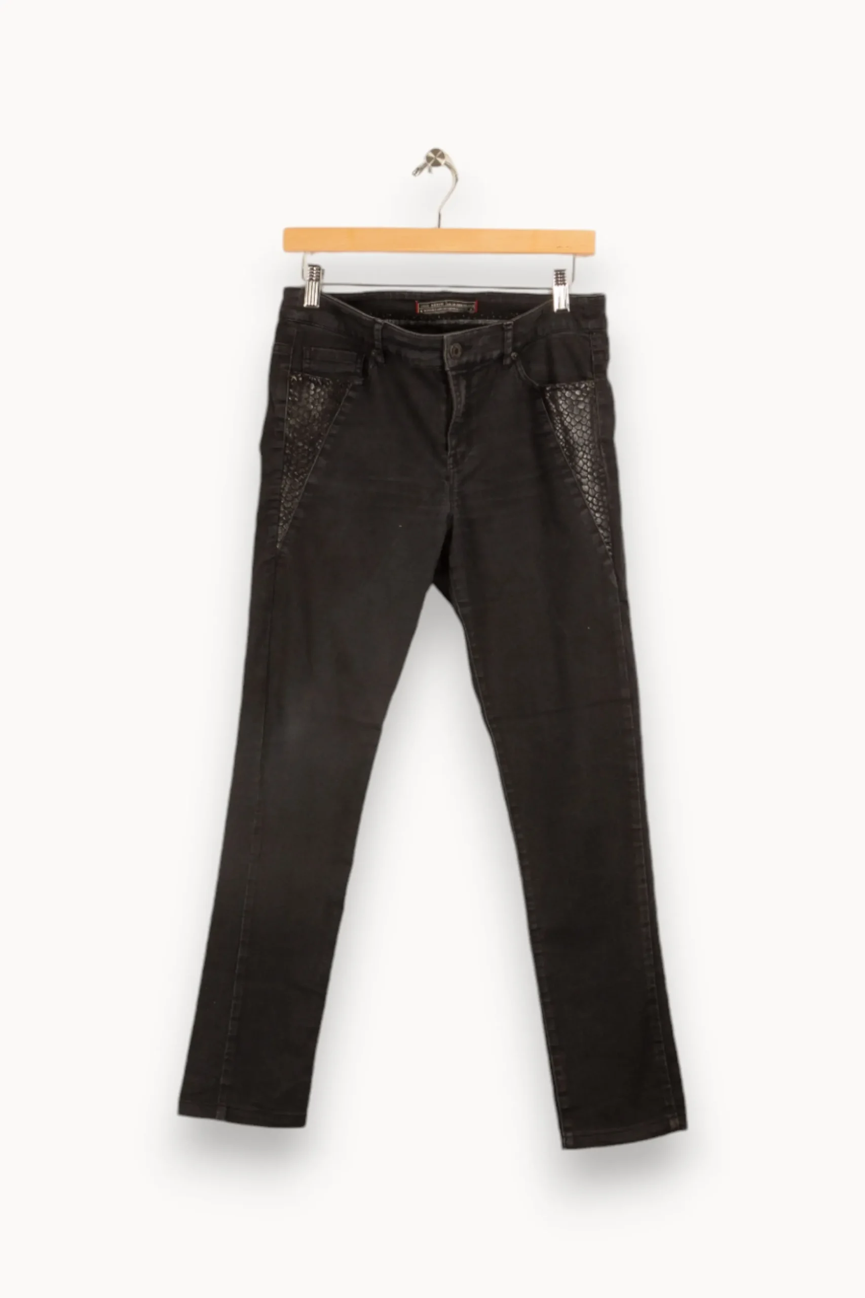 Fashion IKKS Jean - Taille L/40 Noir