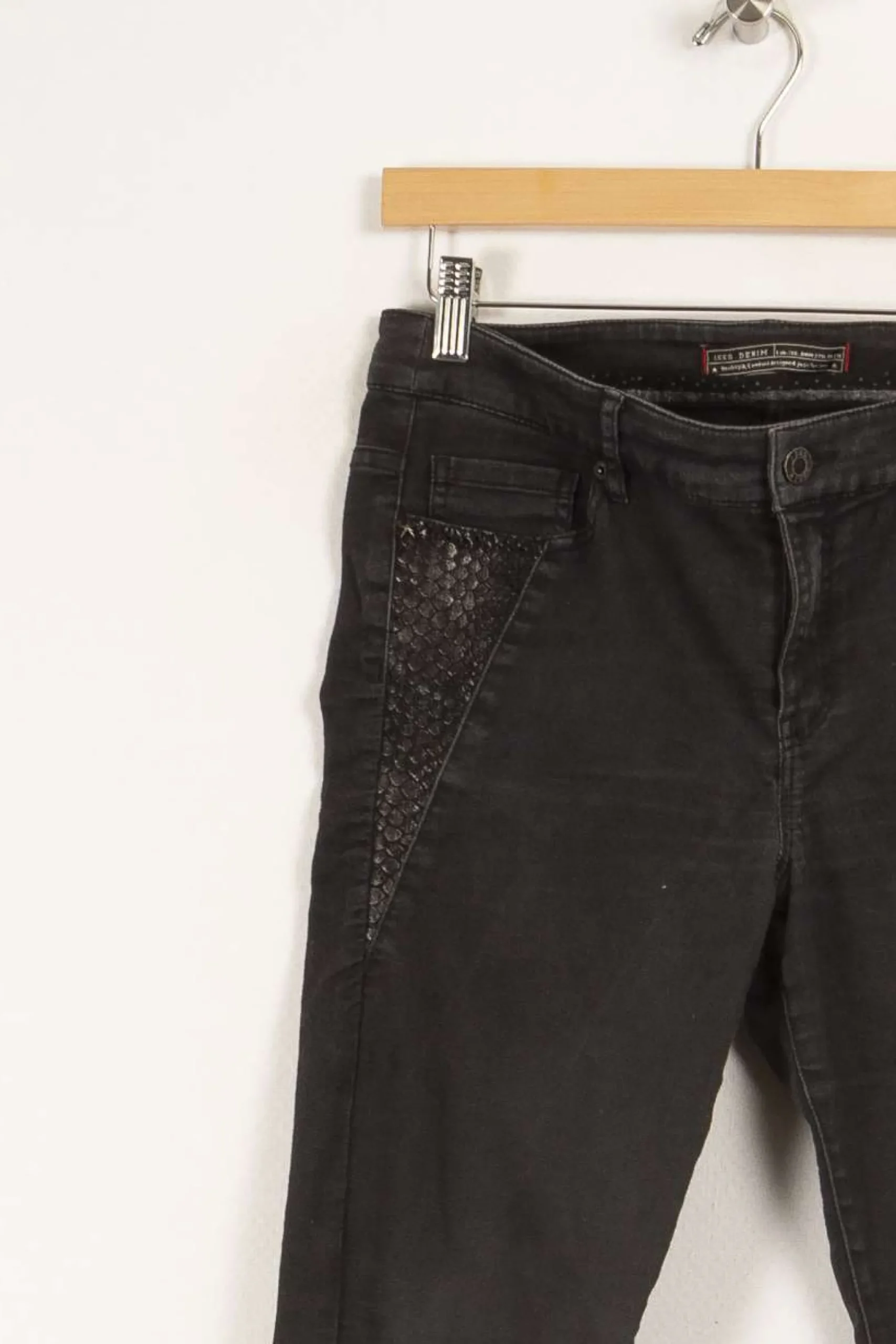 Fashion IKKS Jean - Taille L/40 Noir
