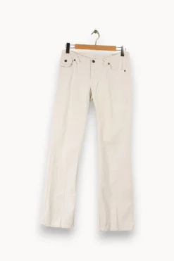 Outlet Sandro Jean - Taille L/40 Blanc