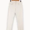 Hot IKKS Jean - Taille L/40 Blanc