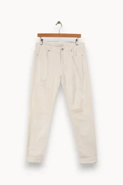 Shop ZAPA Jean - Taille L/40 Blanc