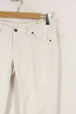 Outlet Sandro Jean - Taille L/40 Blanc